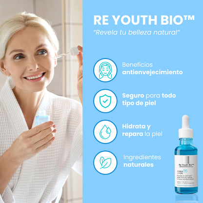 1+1 GRATIS | DI ADIÓS A LAS ARRUGAS CON RE YOUTH BIO™