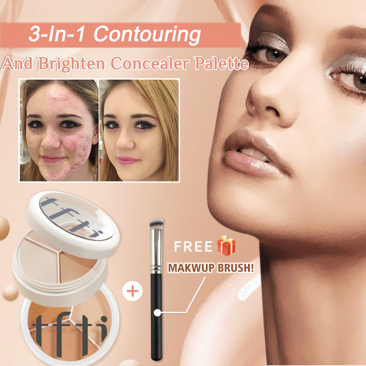 TFTI® Paleta Maquillaje Corrector 3 en 1